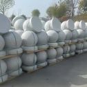 随州 白麻花岗岩石材圆球，石球，挡车球，隔离球，景观石球，风水球等