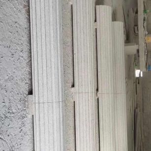 随州 花岗岩厂家带你看白麻花岗岩门楼大柱柱皮