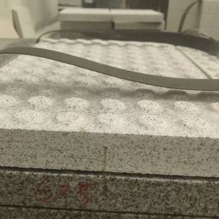 随州 芝麻白花岗岩6.0公分荔枝面五轴加工雕刻盲点