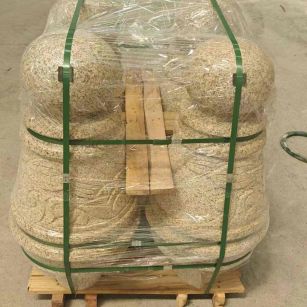 随州 黄金麻异形定制雕花——棒棒糖挡车柱