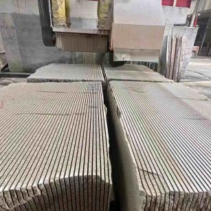 随州 车间生产日常，黄金麻白麻花岗岩