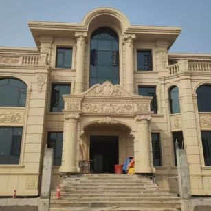 随州 黄金麻花岗岩别墅外墙干挂