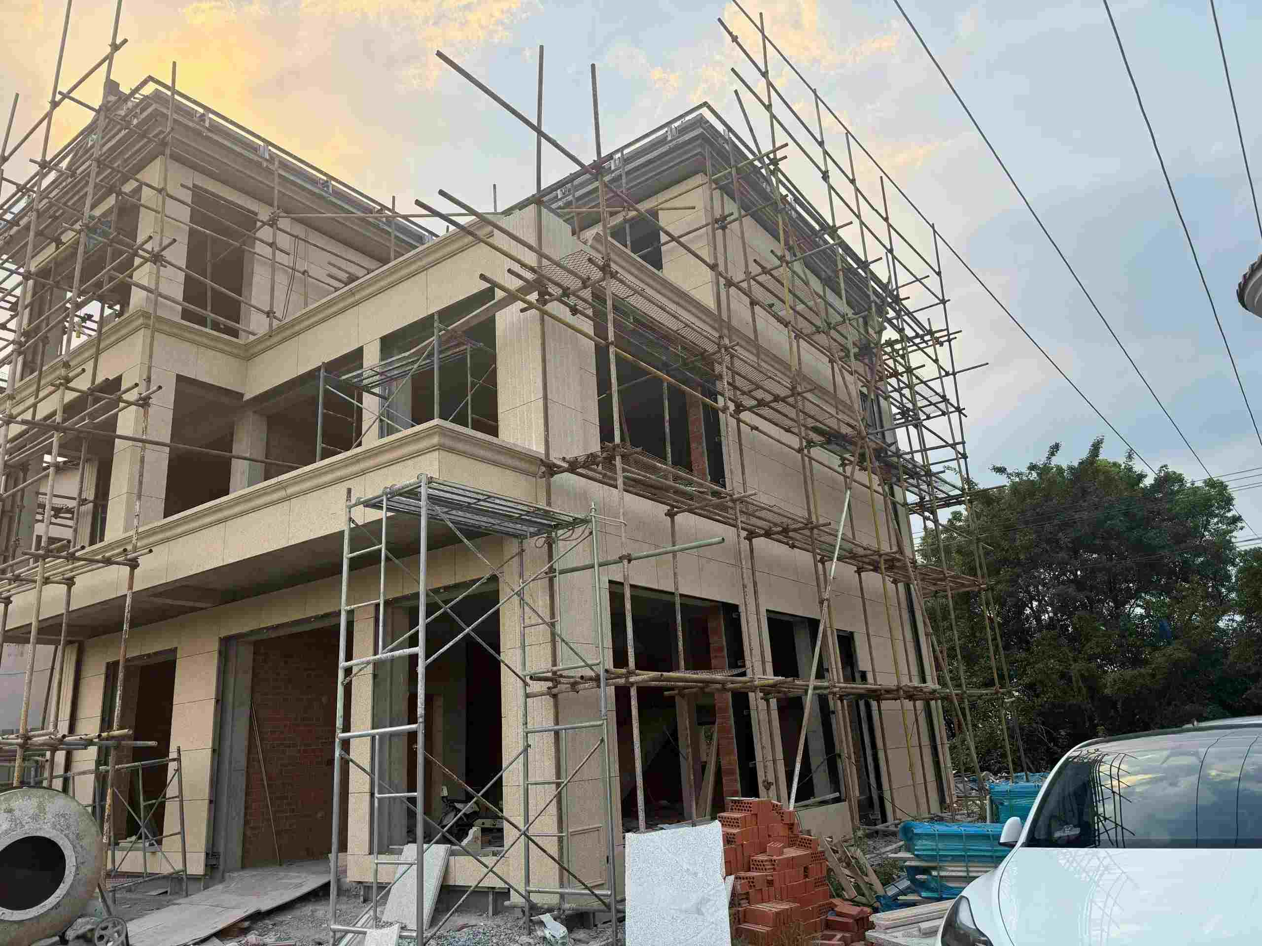 随州 黄金麻荔枝面花岗岩外墙干挂