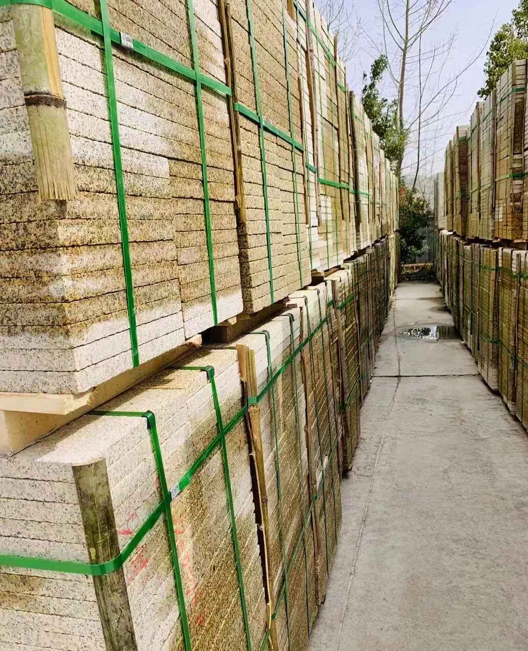 随州 黄金麻花岗岩荔枝面地铺石