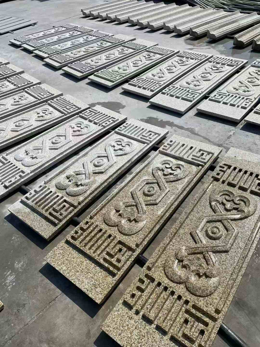 随州 黄金麻花岗岩外墙雕刻板