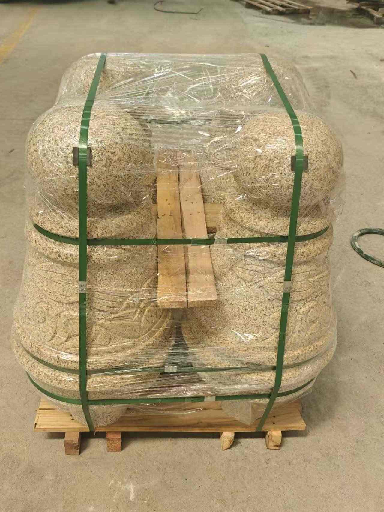 随州 黄金麻异形定制雕花——棒棒糖挡车柱