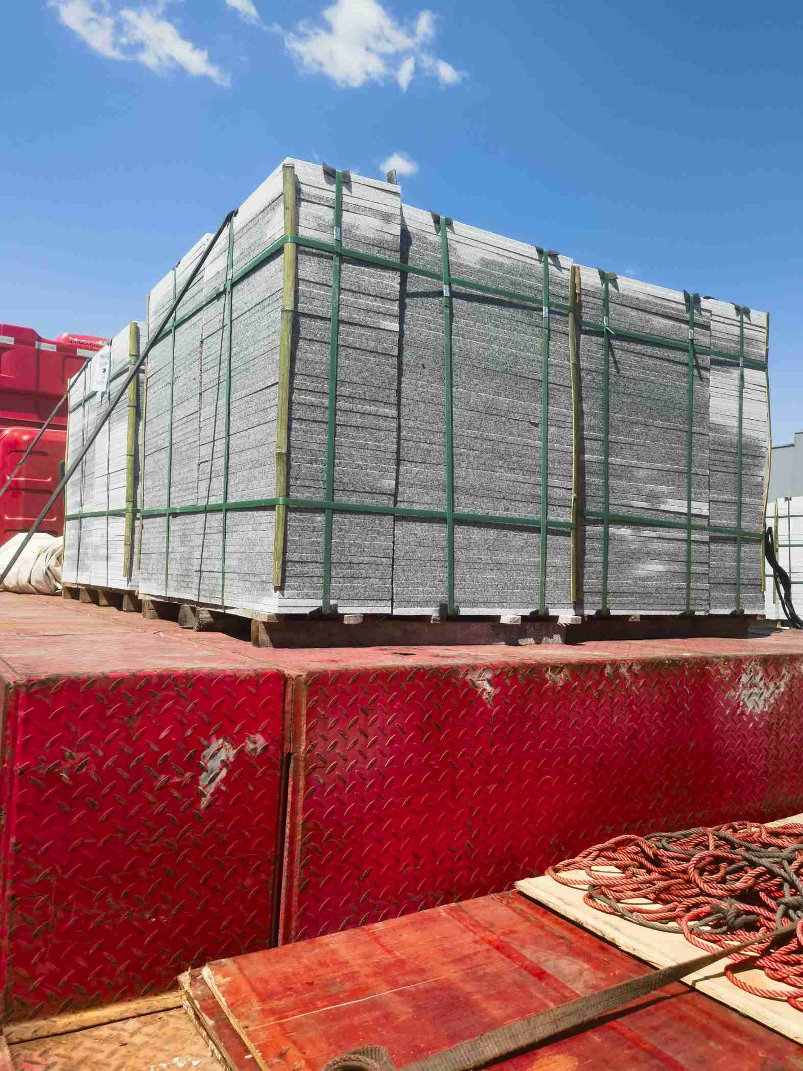 随州 芝麻白火烧规格板地铺石300*600/600*600