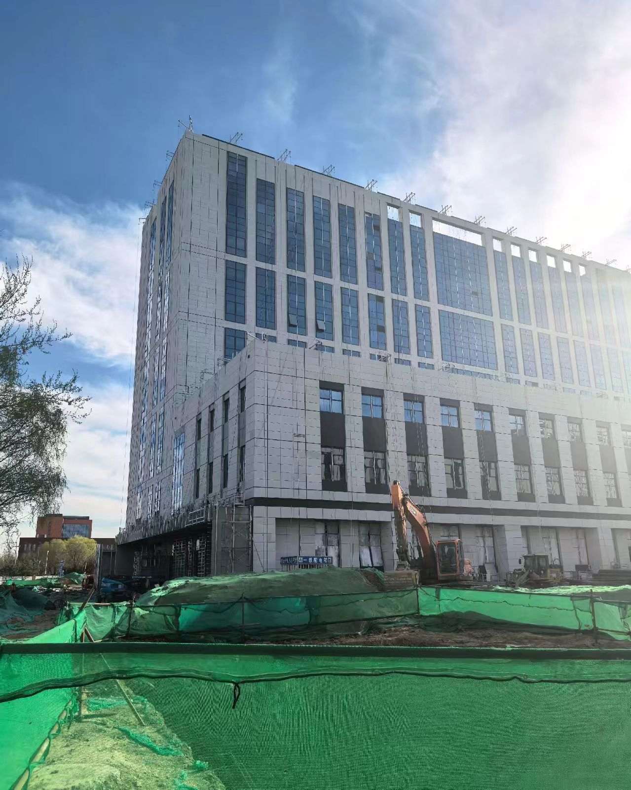 随州 白麻花岗岩石材外墙干挂