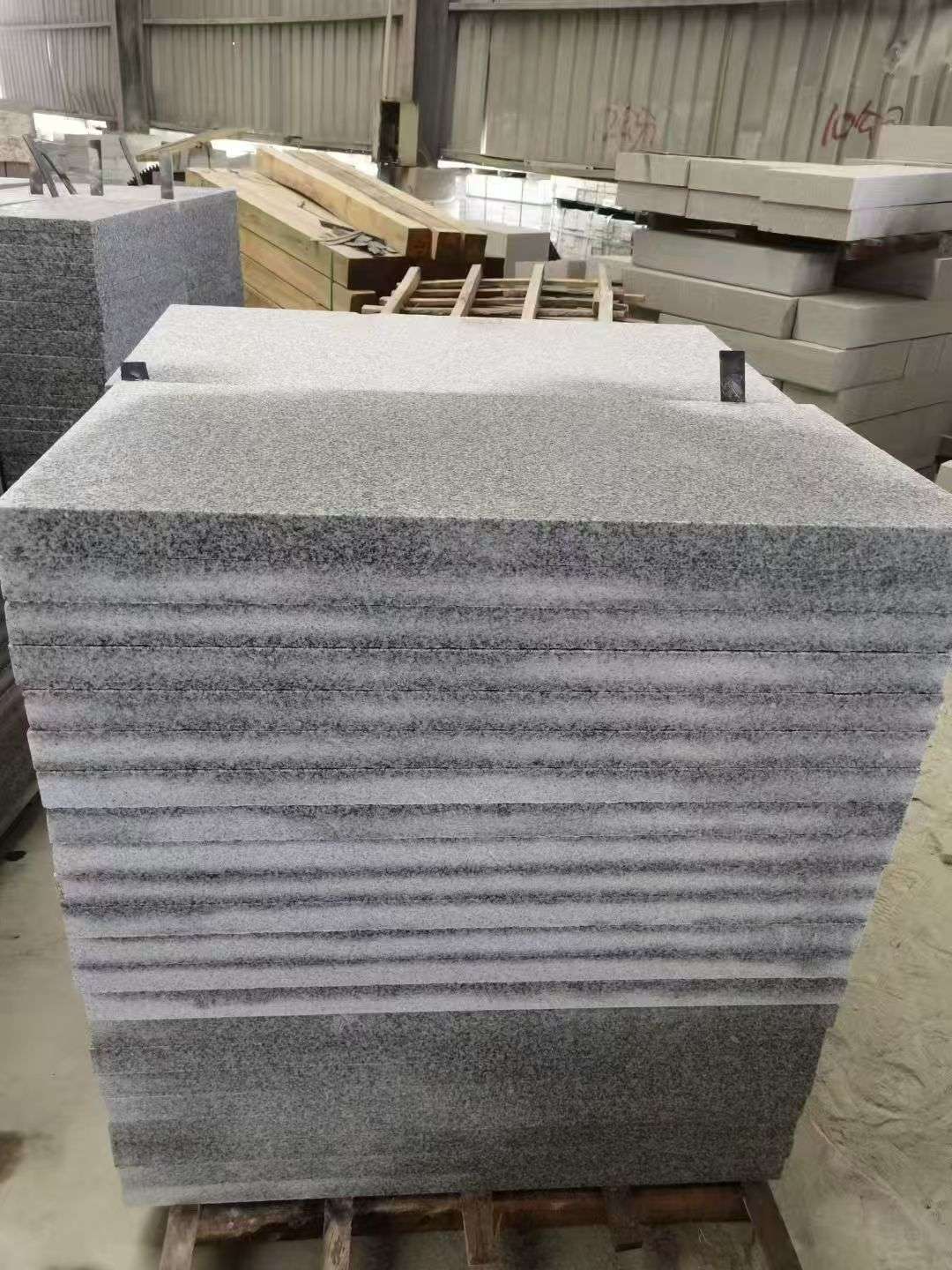 随州 芝麻白5公分火烧地铺成品，900*400，规格可定制