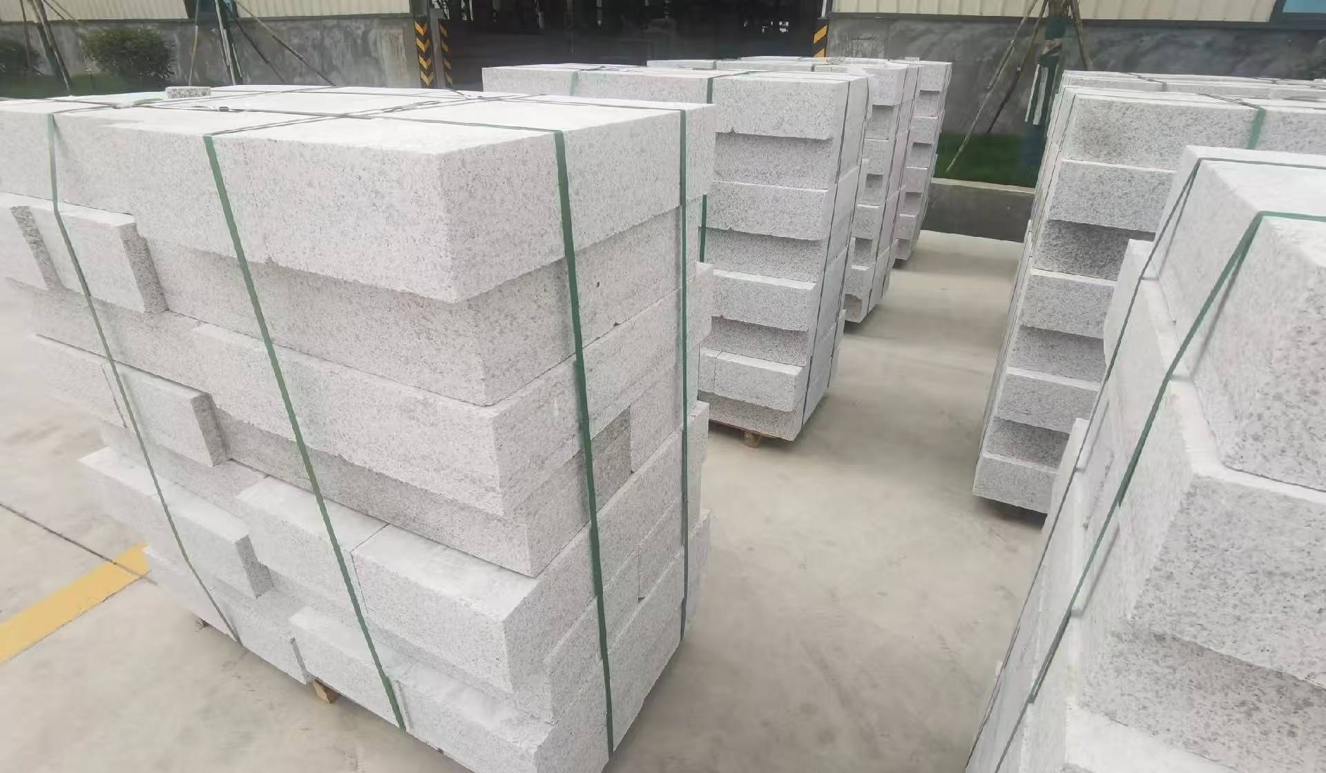 随州 白麻花岗岩路沿石，立缘石，平缘石，路牙石，道牙石，马路牙子等