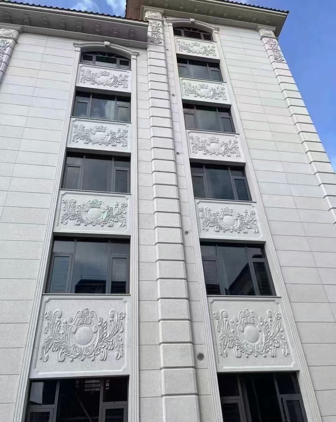 随州 白麻荔枝面花岗岩别墅外墙干挂