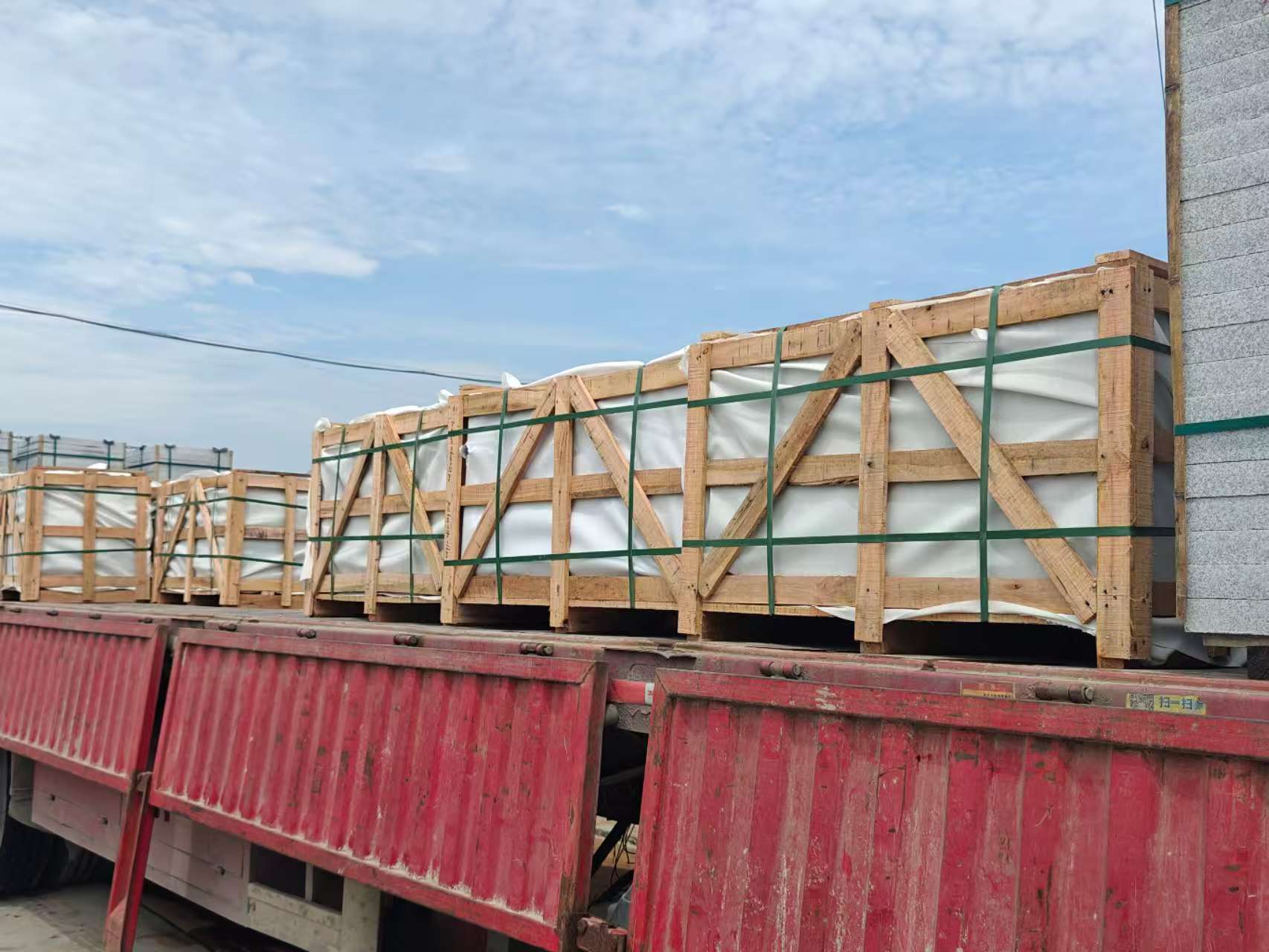 随州 芝麻白花岗岩地铺石出口专车-泰国游